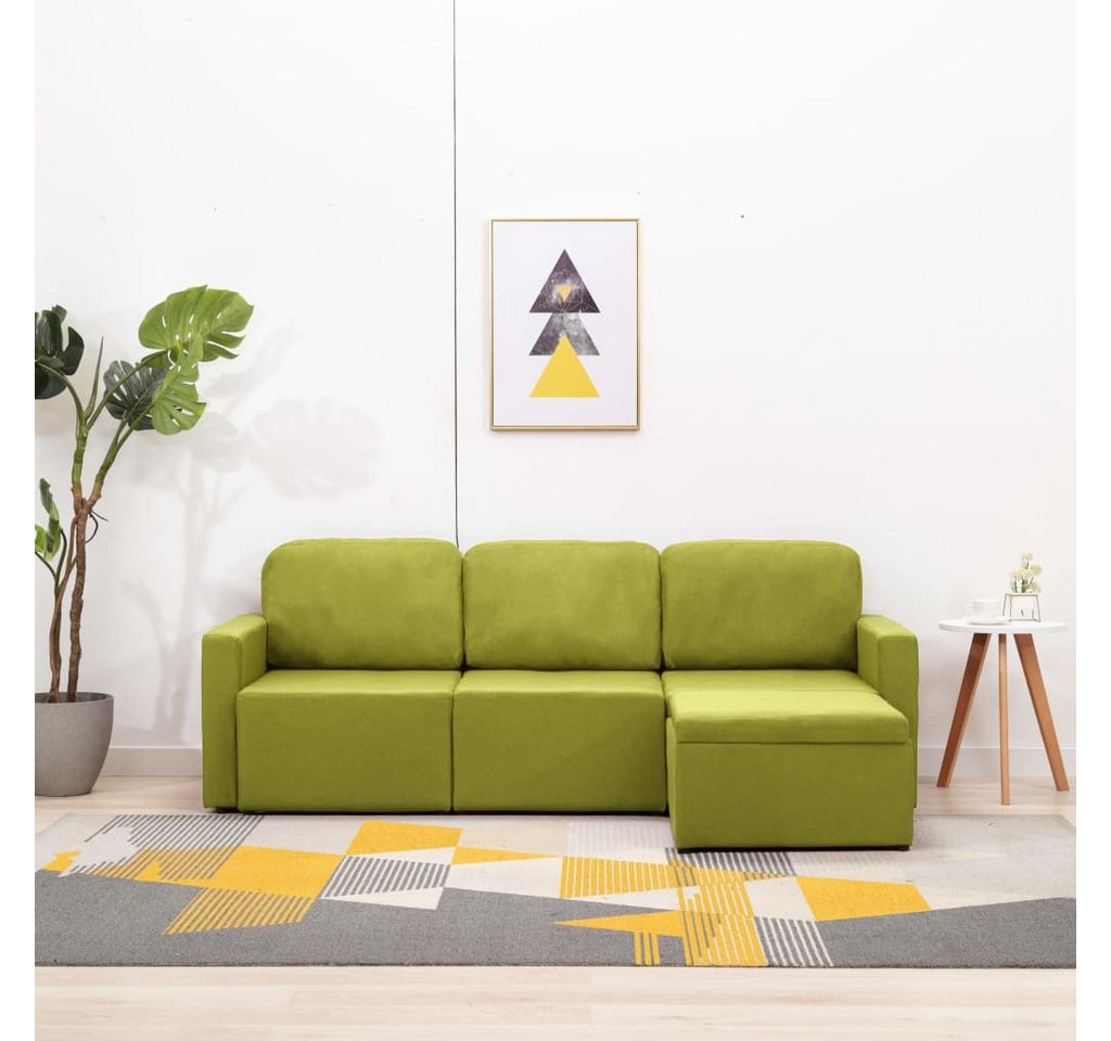 vidaXL Sofa aus Stoff (100% Polyester), Schaum, Sperrholz, Kiefernholz in G günstig online kaufen