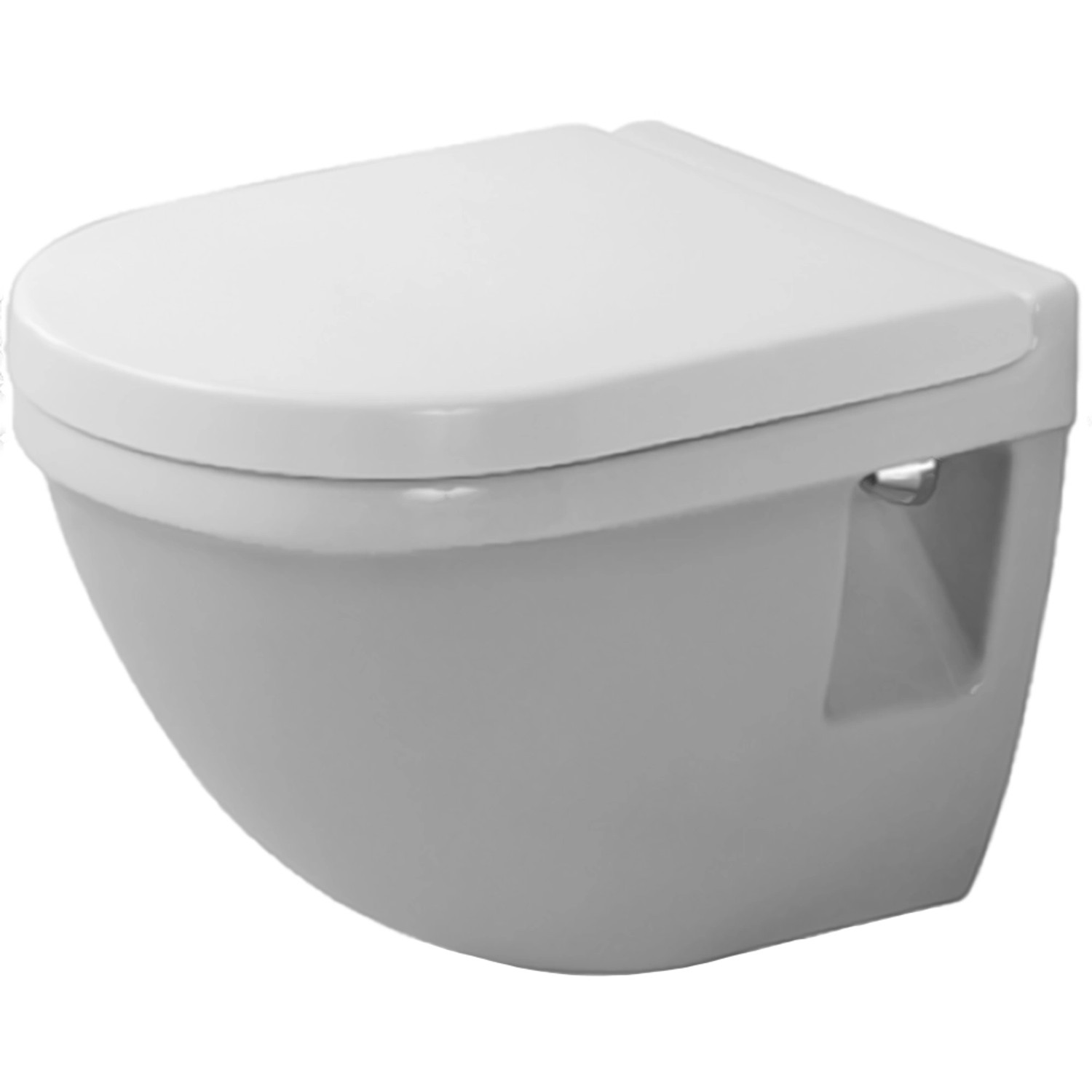 Duravit Wand-WC Starck 3 Compact 48 cm Weiß WonderGliss Tiefspüler günstig online kaufen