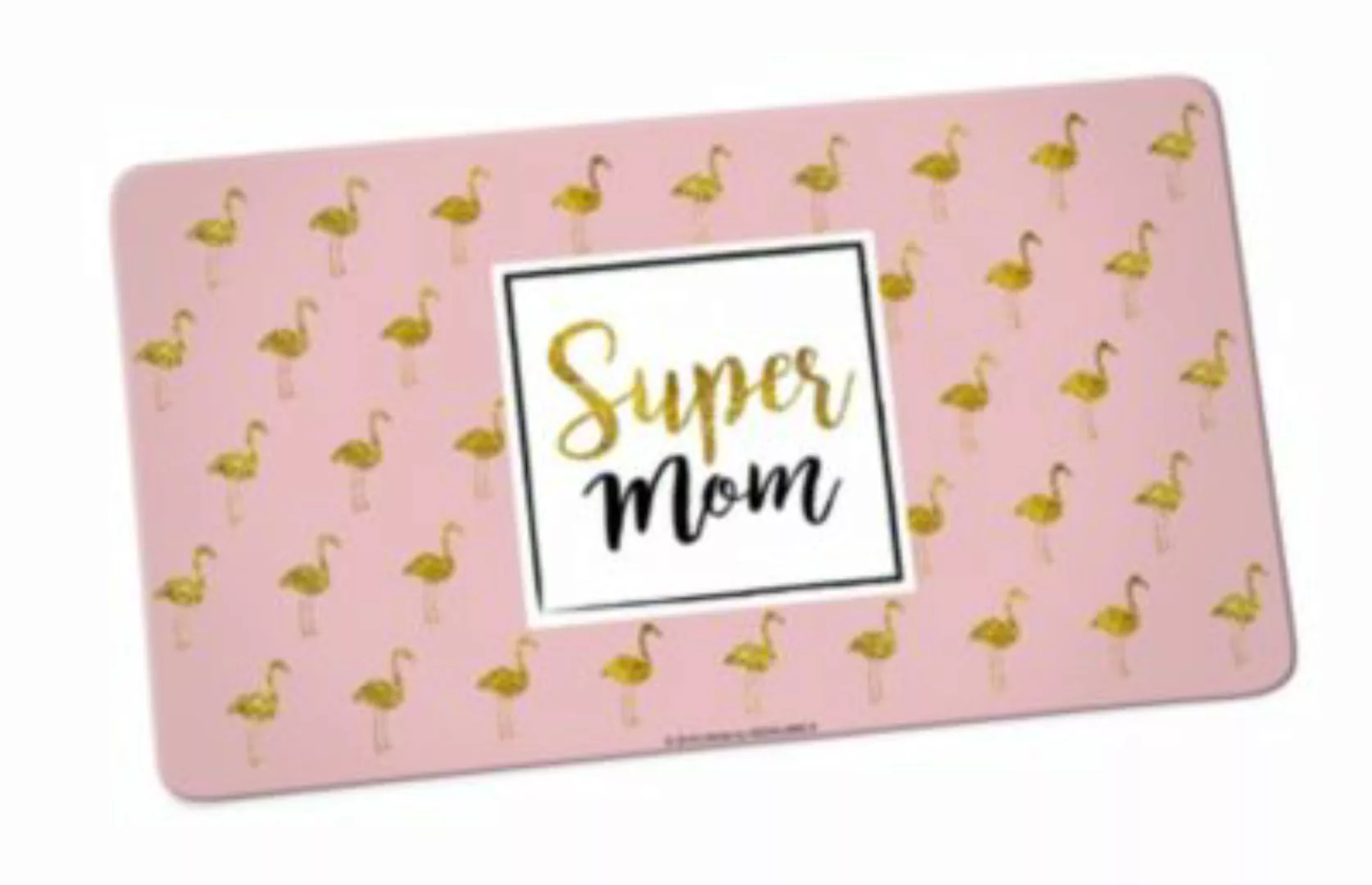 Geda Labels Frühstücksbrettchen Super Mom Frühstücksbrettchen gold günstig online kaufen