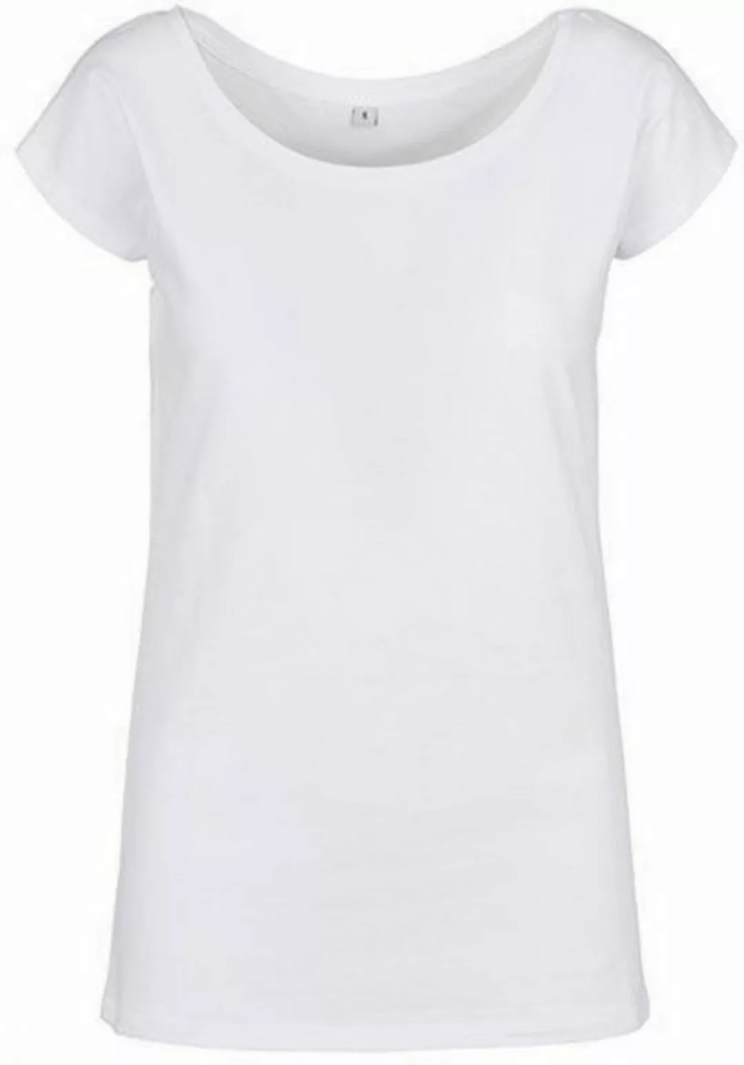 Build Your Brand Rundhalsshirt Ladies´ Wide Neck Tee Rundhalsausschnitt günstig online kaufen