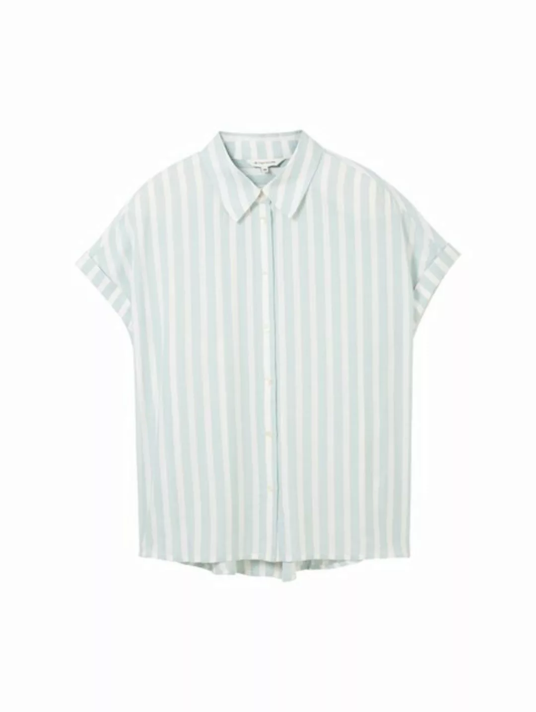 TOM TAILOR Blusenshirt striped short sleeve blouse günstig online kaufen