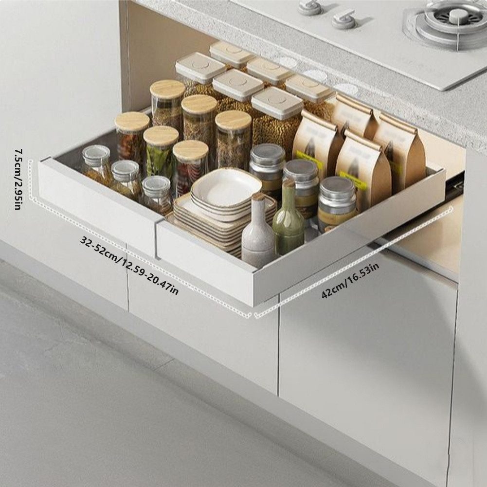 GarveeMore Küchenorganizer-Set Ausziehbarer Schrank-Organizer, Auszug Auszi günstig online kaufen