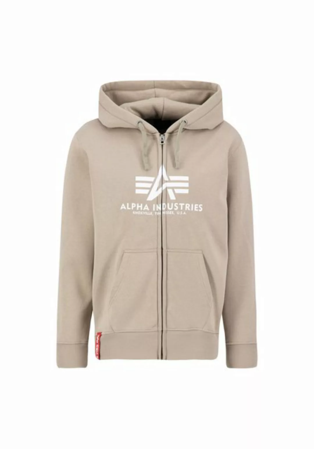 Alpha Industries Kapuzensweatjacke "BASIC ZIP HOODY" günstig online kaufen