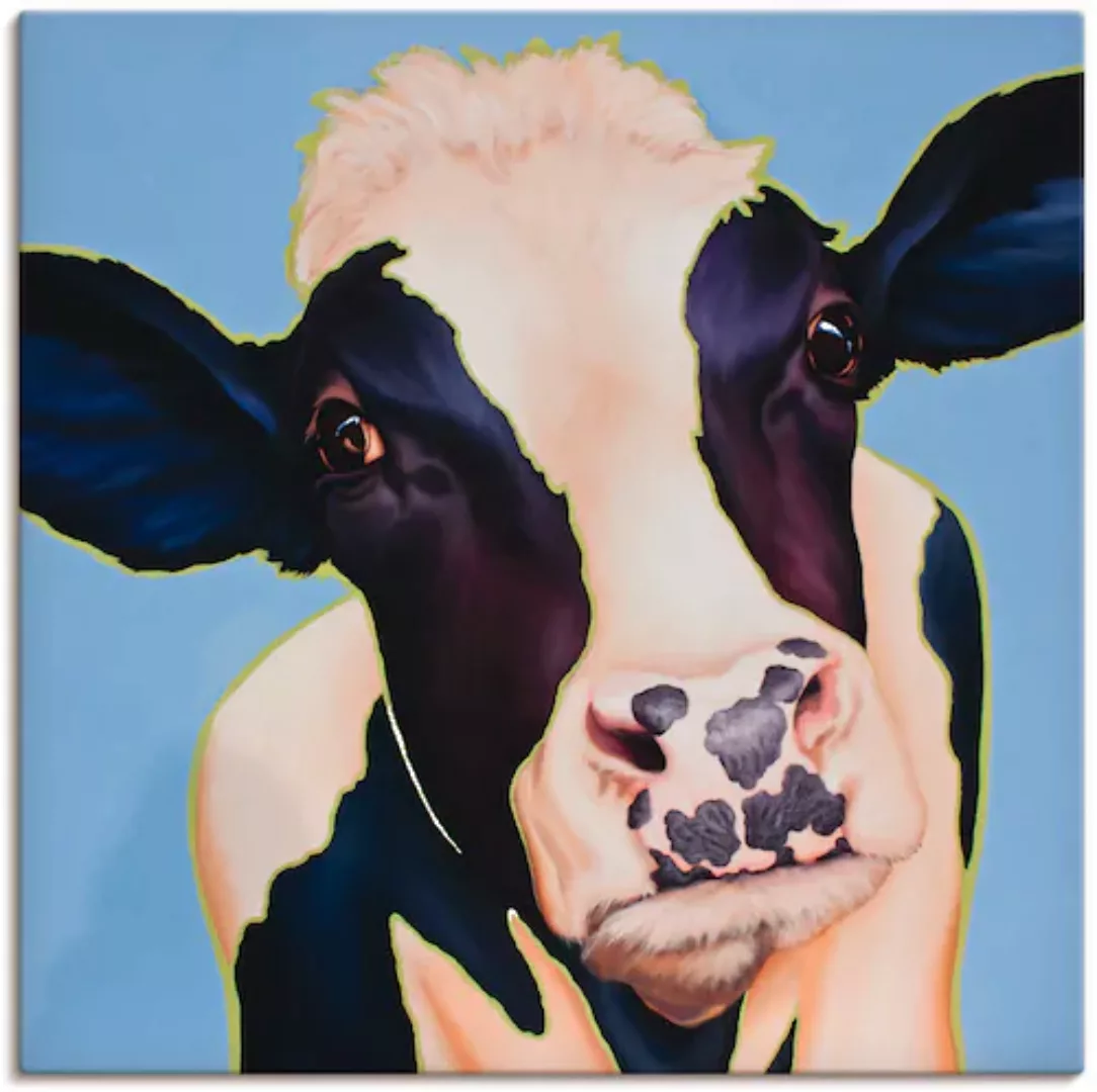 Artland Leinwandbild "Kuh Trudi", Haustiere, (1 St.), auf Keilrahmen gespan günstig online kaufen