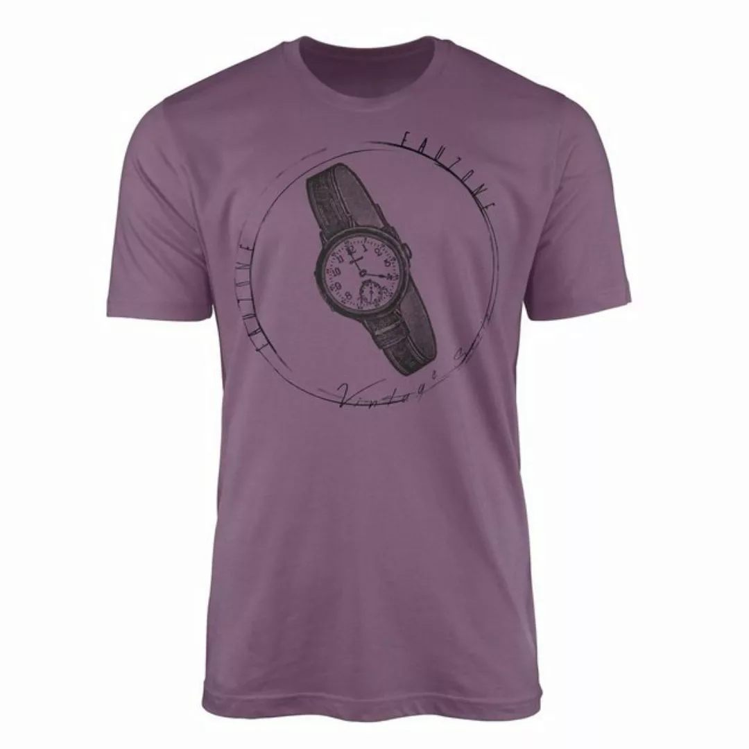Sinus Art T-Shirt Vintage Herren T-Shirt Armbanduhr günstig online kaufen