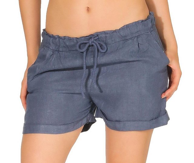 malito more than fashion Leinenhose 1964 Damen Short aus Leinen günstig online kaufen