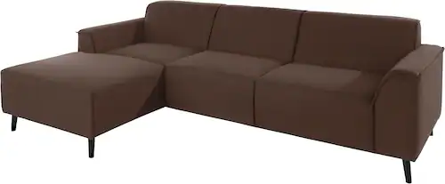 DOMO collection Ecksofa "Amora L-Form", mit Recamiere, inklusive komfortabl günstig online kaufen