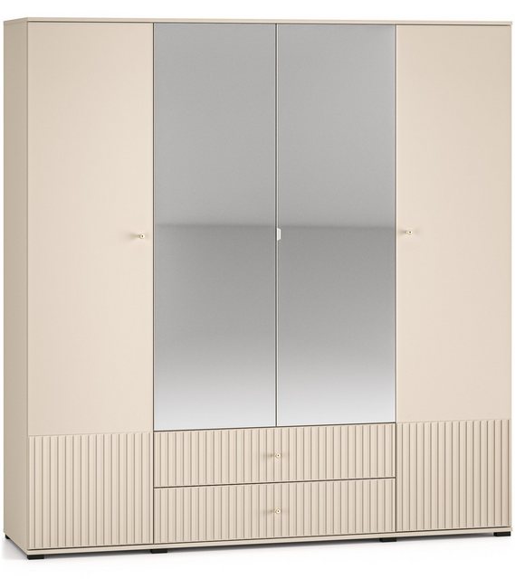 Marmex Möbel Spiegelschrank SOPHIE 23 großer Kleiderschrank Drehtürenschran günstig online kaufen
