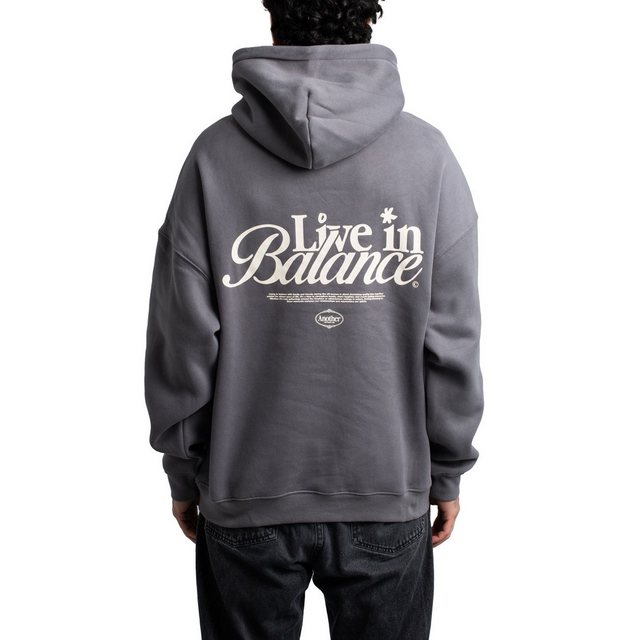 Another Cotton Lab Hoodie Another Cotton Lab Live in Balance Heavy Oversize günstig online kaufen