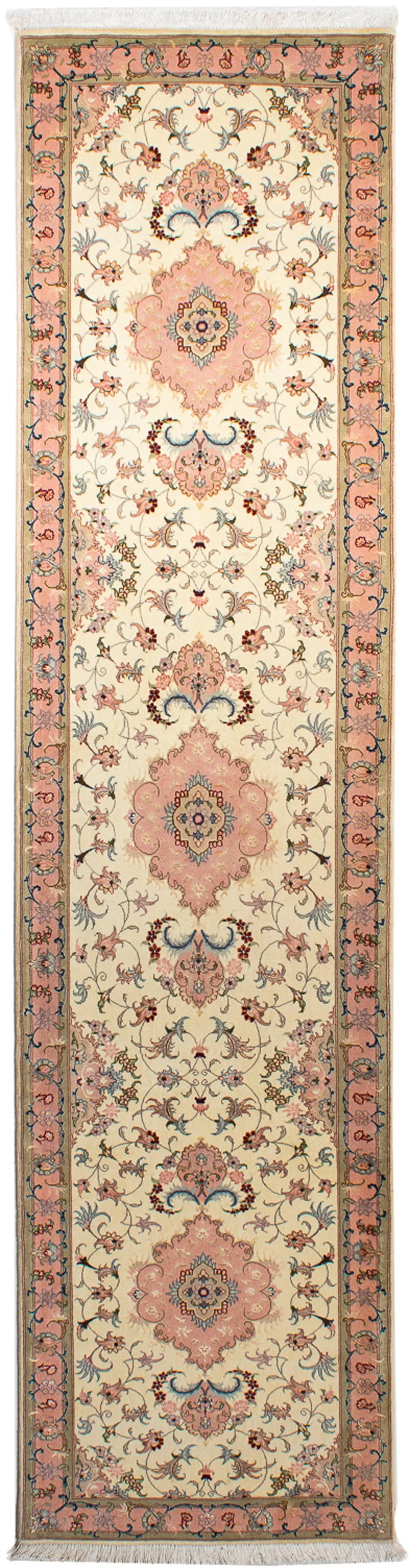 morgenland Orientteppich »Perser - Täbriz - Royal - 300 x 74 cm - beige«, r günstig online kaufen