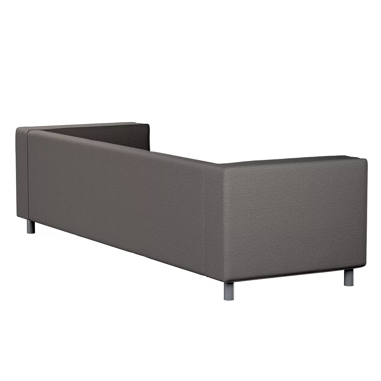 Bezug für Klippan 4-Sitzer Sofa, dunkelgrau, Bezug für Klippan 4-Sitzer, Ed günstig online kaufen