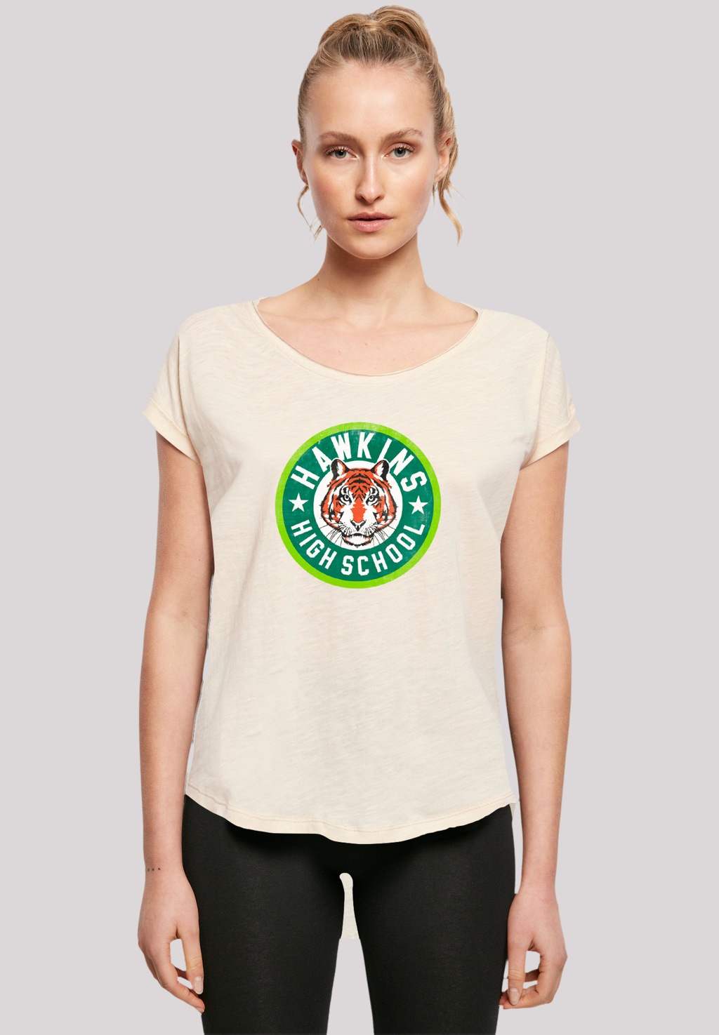 F4NT4STIC T-Shirt "Stranger Things Hawkins Tiger Circle", Premium Qualität günstig online kaufen