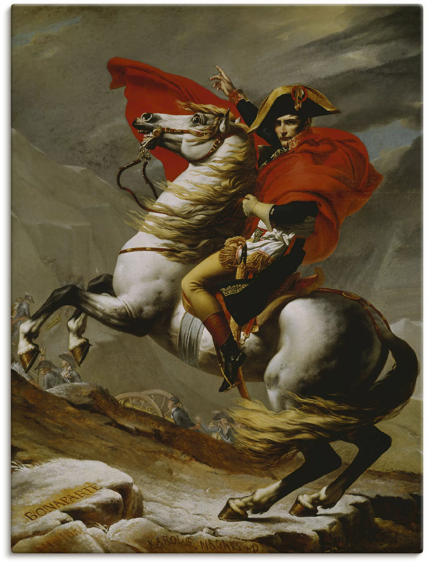 Artland Wandbild "Napoleon bei der Überquerung der Alpen.", Menschen, (1 St günstig online kaufen