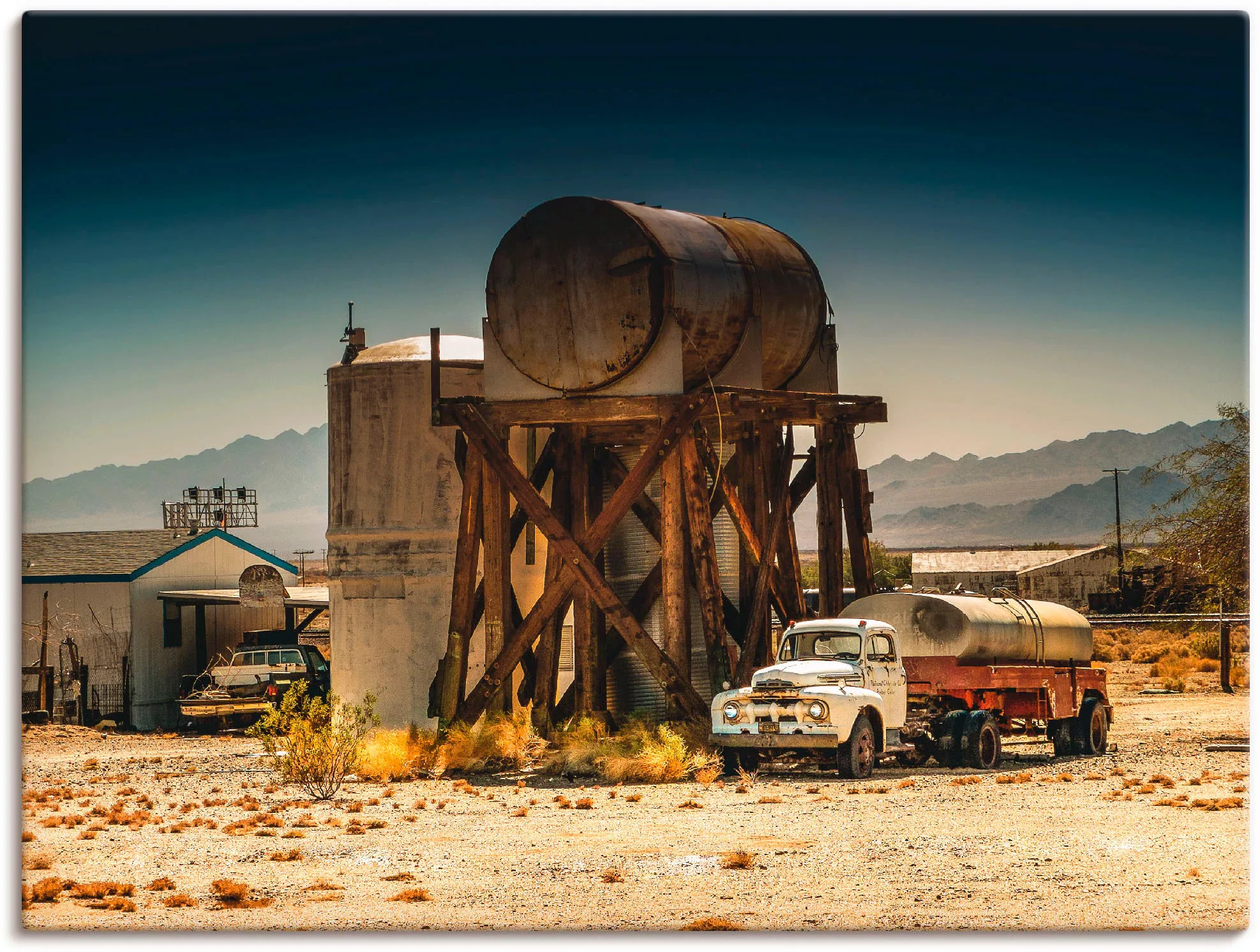 Artland Wandbild "Route 66 Kalifornien Amerika", Amerika, (1 St.), als Lein günstig online kaufen
