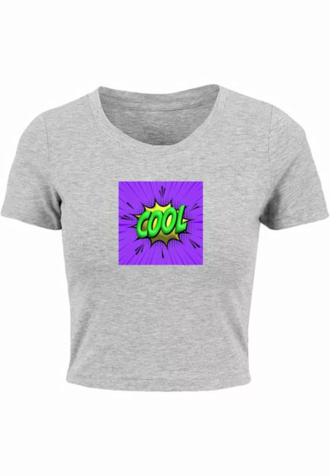 Merchcode T-Shirt Merchcode Damen Ladies COOL Comic Cropped Tee (1-tlg) günstig online kaufen