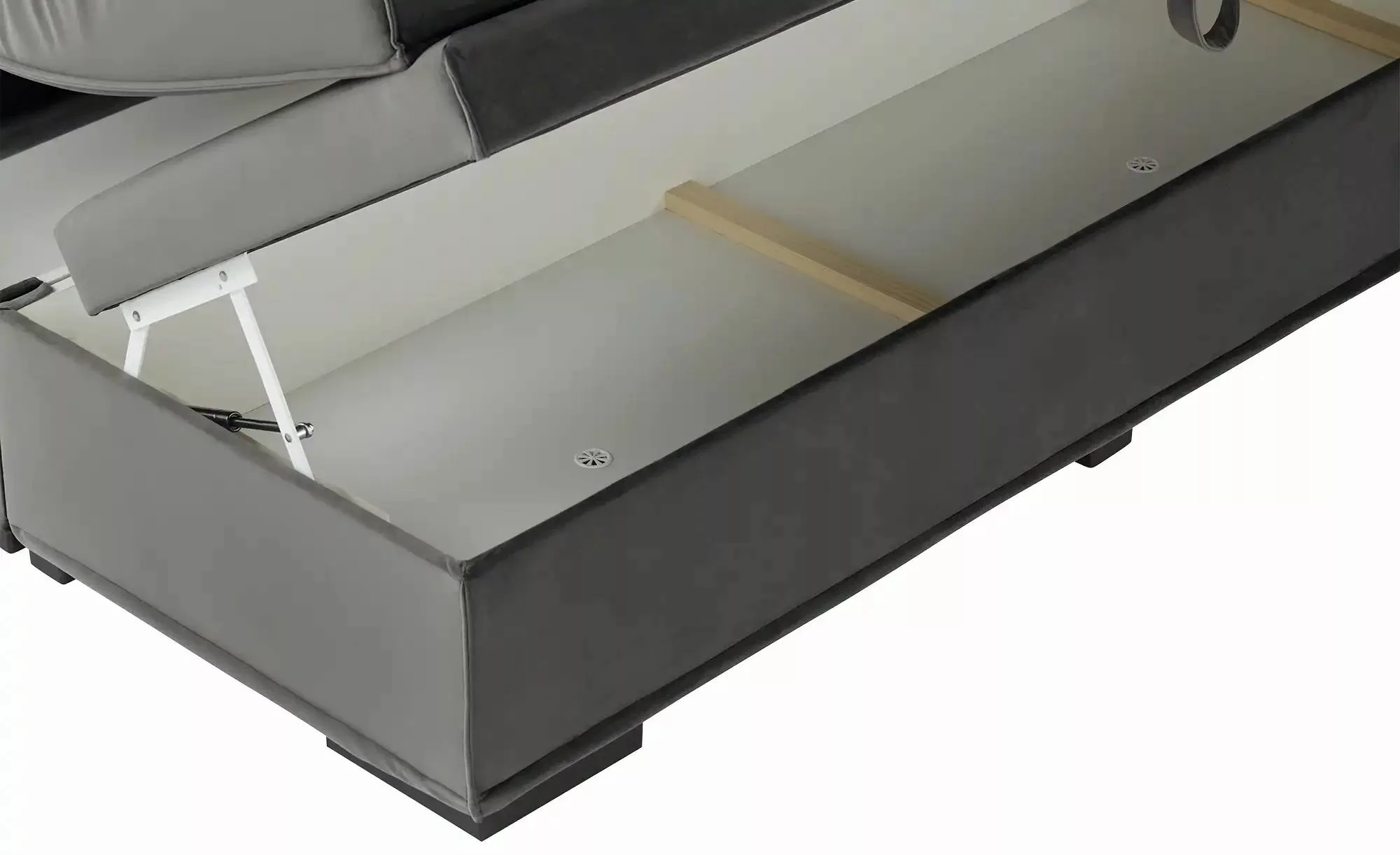 Boxi Boxspringbett mit Bettkasten Boxi Urban ¦ grau ¦ Maße (cm): B: 140 H: günstig online kaufen