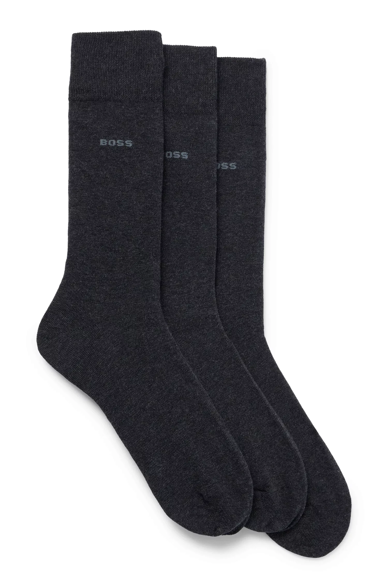 BOSS 3er-Pack Socken mit eingestricktem Logo günstig online kaufen