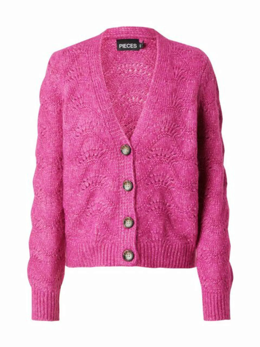 pieces Strickjacke PCBIBBI (1-tlg) Lochmuster günstig online kaufen