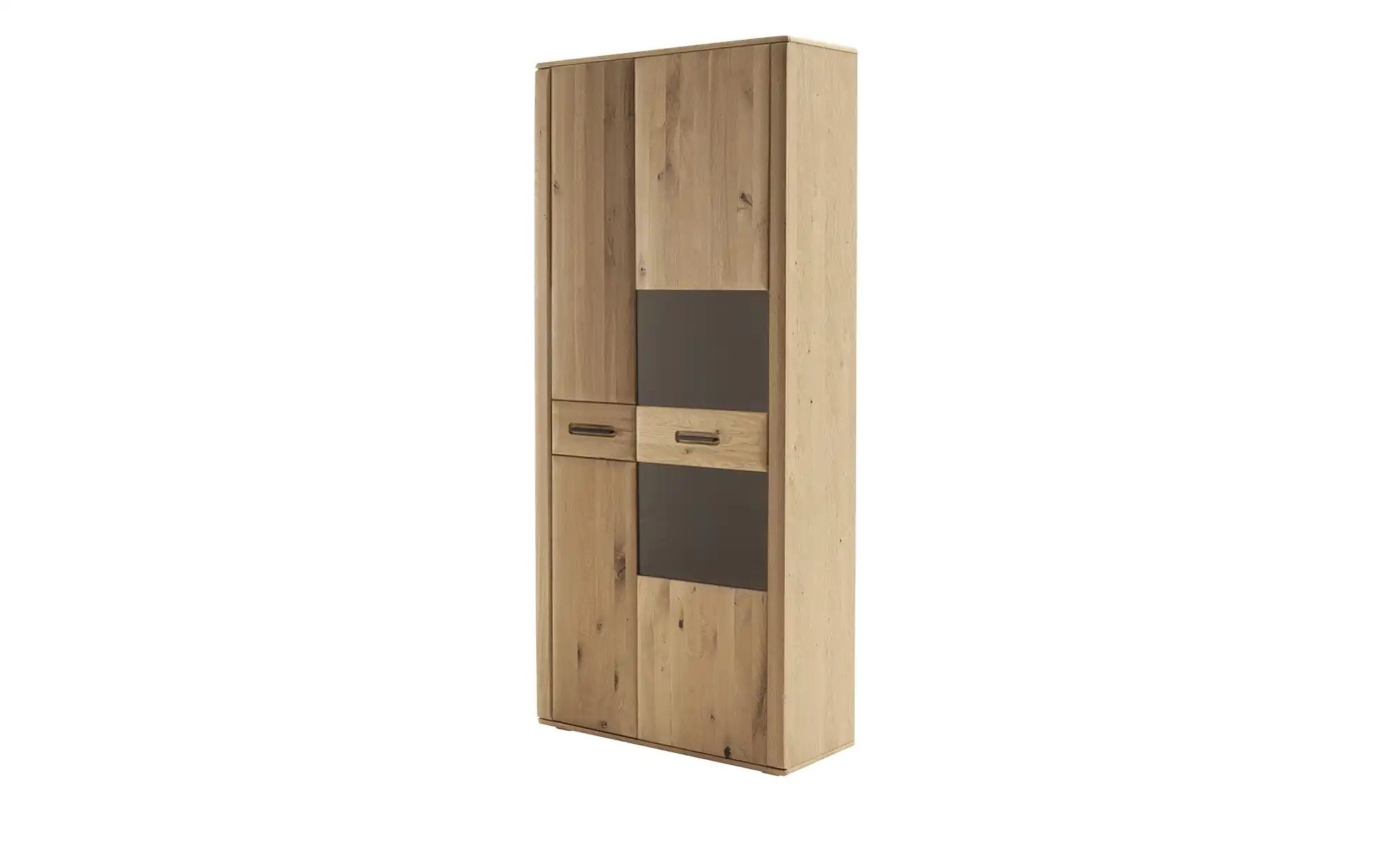 Woodford Kombi-Vitrine  Alesio ¦ holzfarben ¦ Maße (cm): B: 94 H: 207 T: 37 günstig online kaufen