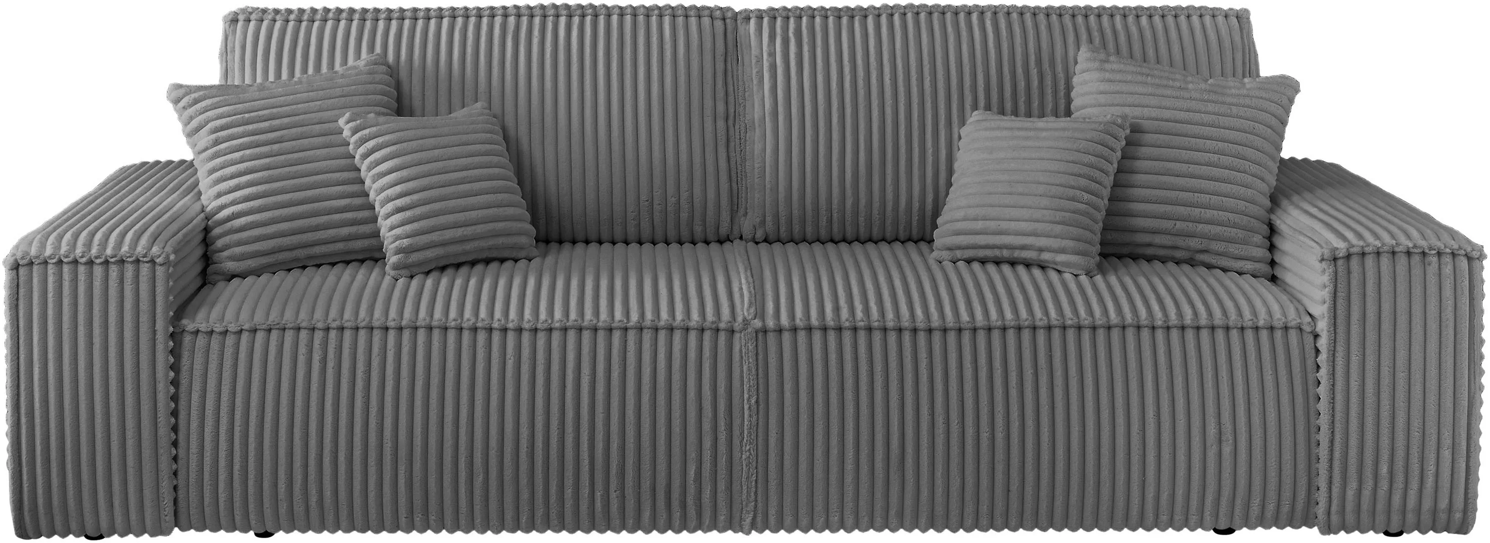 andas 3-Sitzer "FINNLEY Schlafsofa 257 cm, Schlaffunktion mit Bettkasten (2 günstig online kaufen