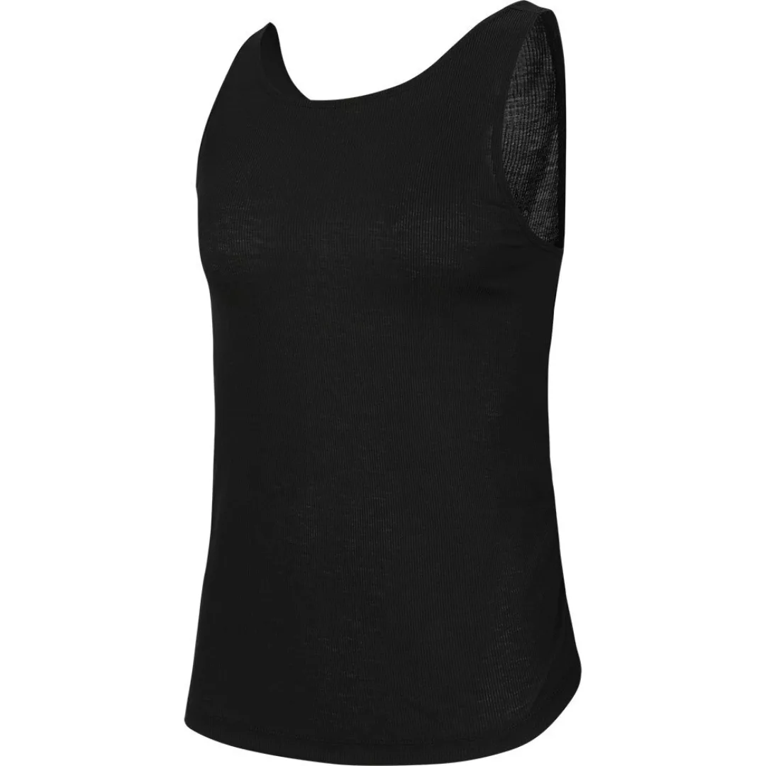 Nike Yoga Ruched Ärmelloses T-shirt XS Black / Dk Smoke Grey günstig online kaufen
