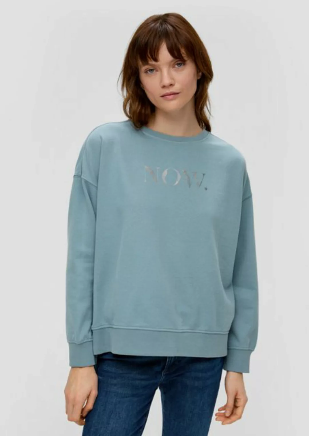 s.Oliver Sweatshirt Sweatshirt mit Statement-Print günstig online kaufen