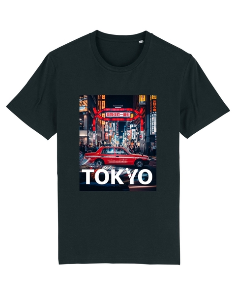 Unisex T-shirt | Bio Baumwolle | Fair&Nachhaltig | Tokyo Großer Aufdruck günstig online kaufen