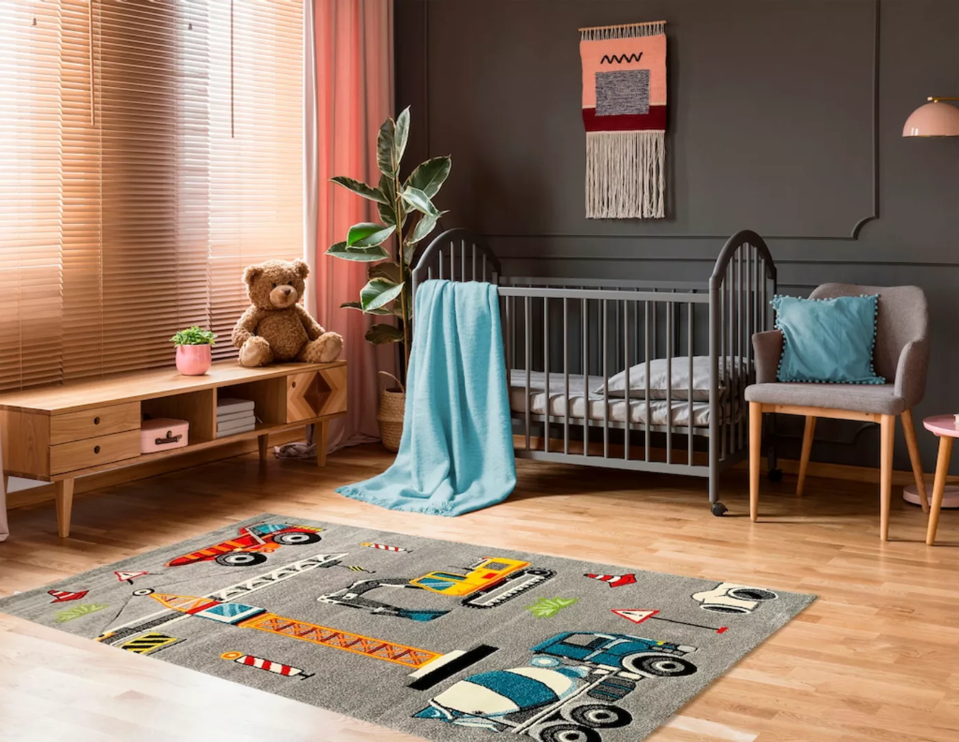 merinos Kinderteppich »Diamond Kids 24220«, rechteckig, farbecht, pflegelei günstig online kaufen