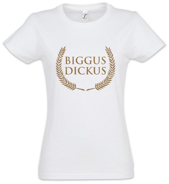 Urban Backwoods Print-Shirt Biggus Dickus Damen T-Shirt Monty Brian Fun Das günstig online kaufen