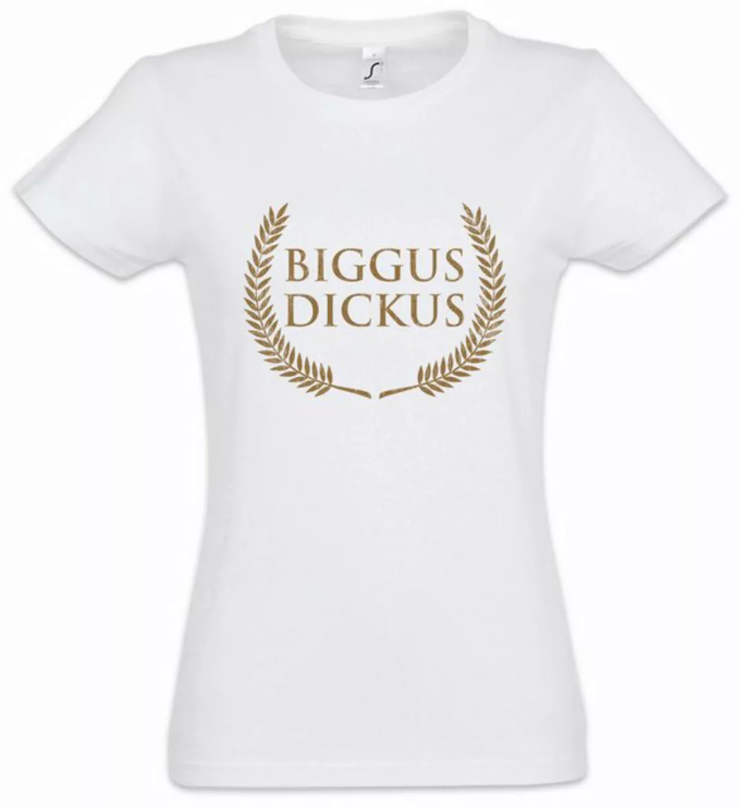 Urban Backwoods Print-Shirt Biggus Dickus Damen T-Shirt Monty Brian Fun Das günstig online kaufen