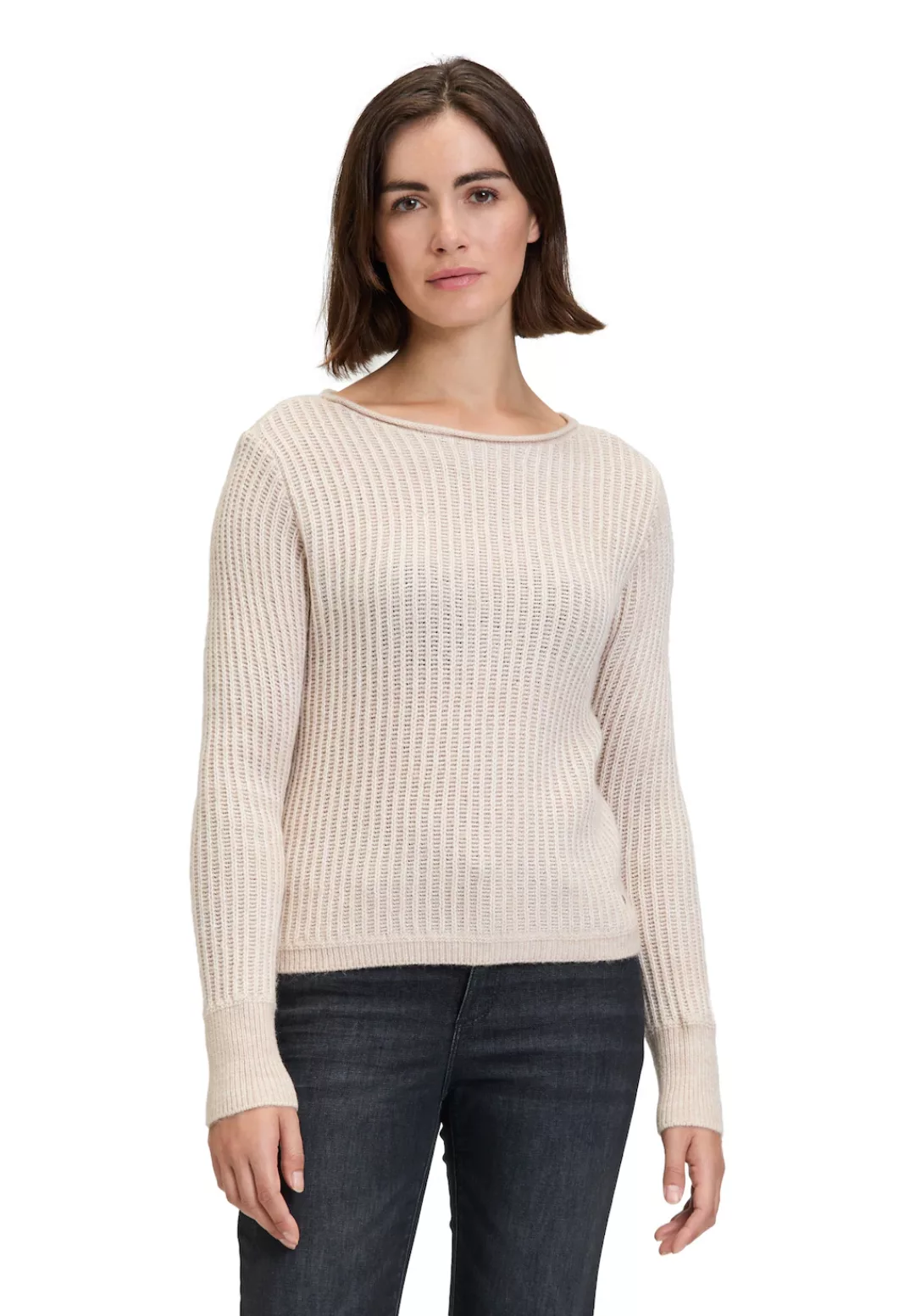 Betty&Co Strickpullover "Betty & Co Grobstrick-Pullover mit Lurexfaden", St günstig online kaufen