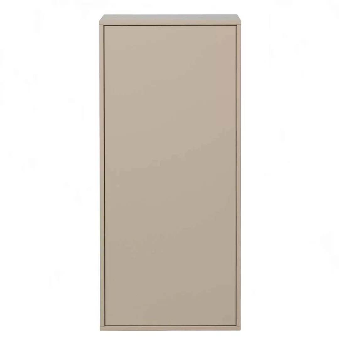 Kleiner Schrank in Grau mit einer Drehtür 50x110x58 cm günstig online kaufen