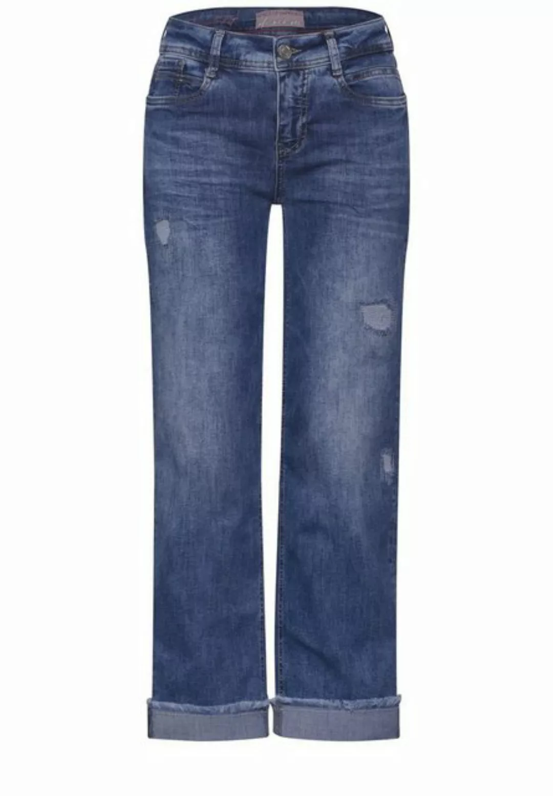 STREET ONE Regular-fit-Jeans LTD QR Denim-Straight Leg,mw,i, authentic indi günstig online kaufen
