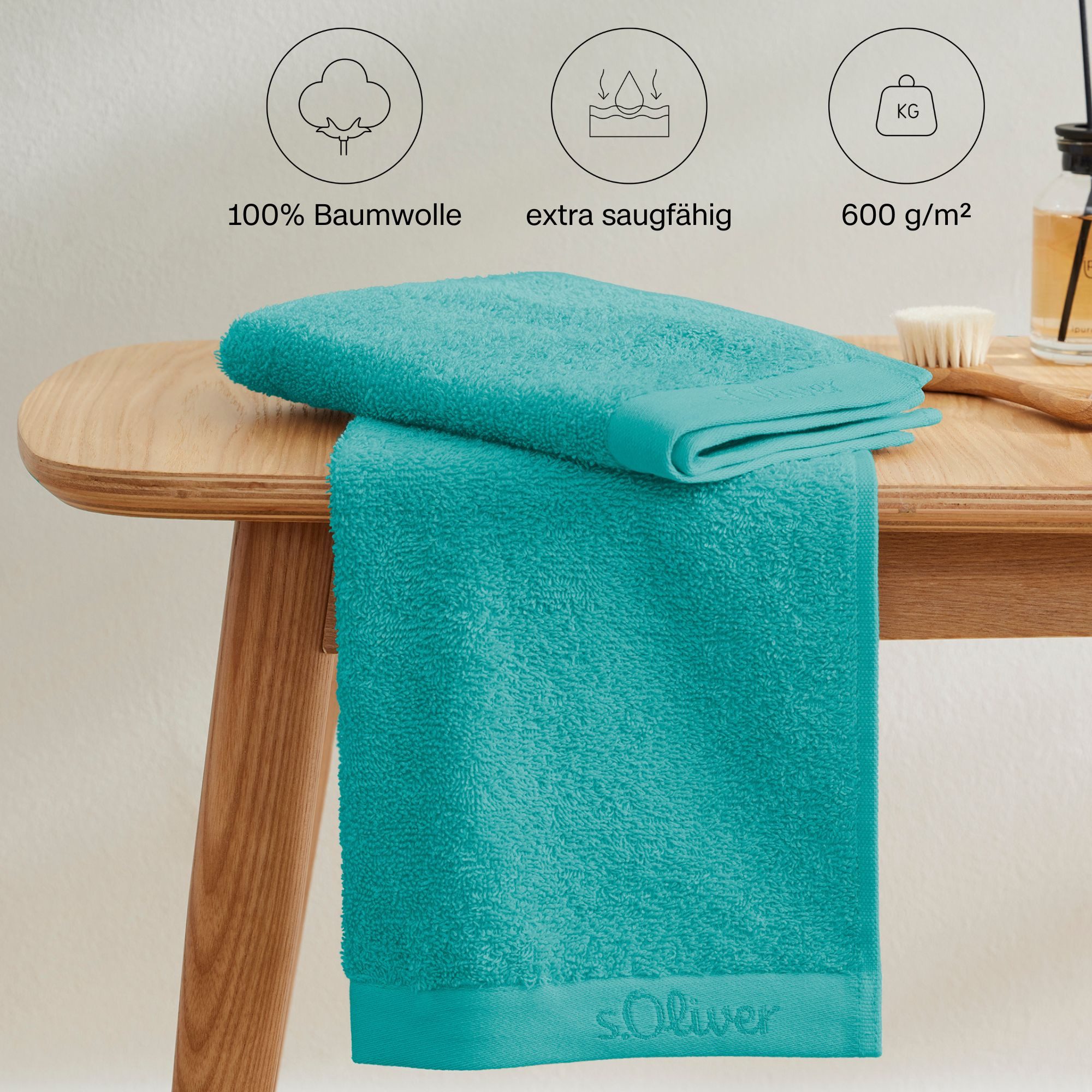 s.Oliver Handtuch Set »s.Oliver, Premium Qualität, 600 gr/m²«, (Set, 6 St., günstig online kaufen
