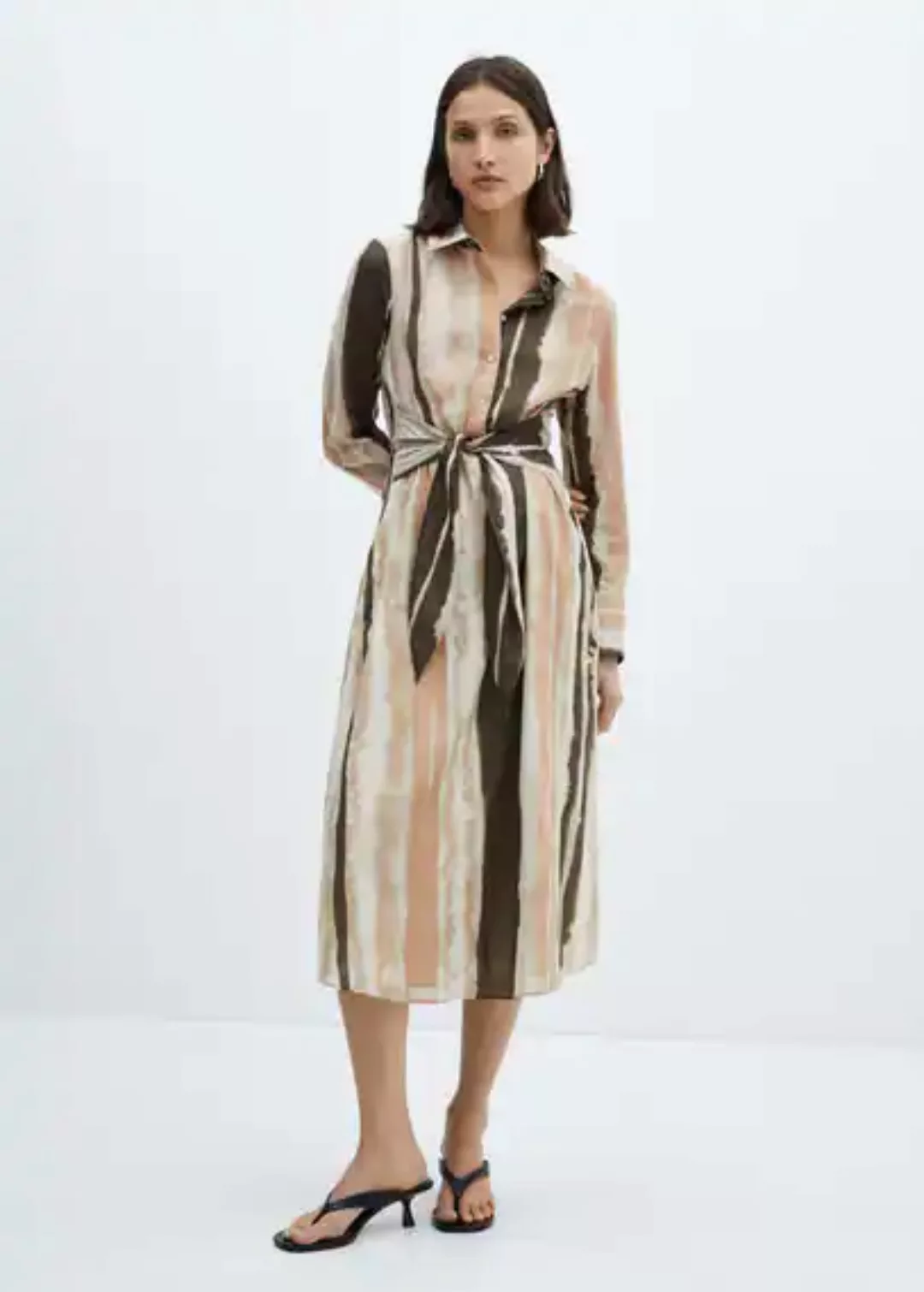 Tie-Dye-Kleid aus 100 % Baumwolle günstig online kaufen