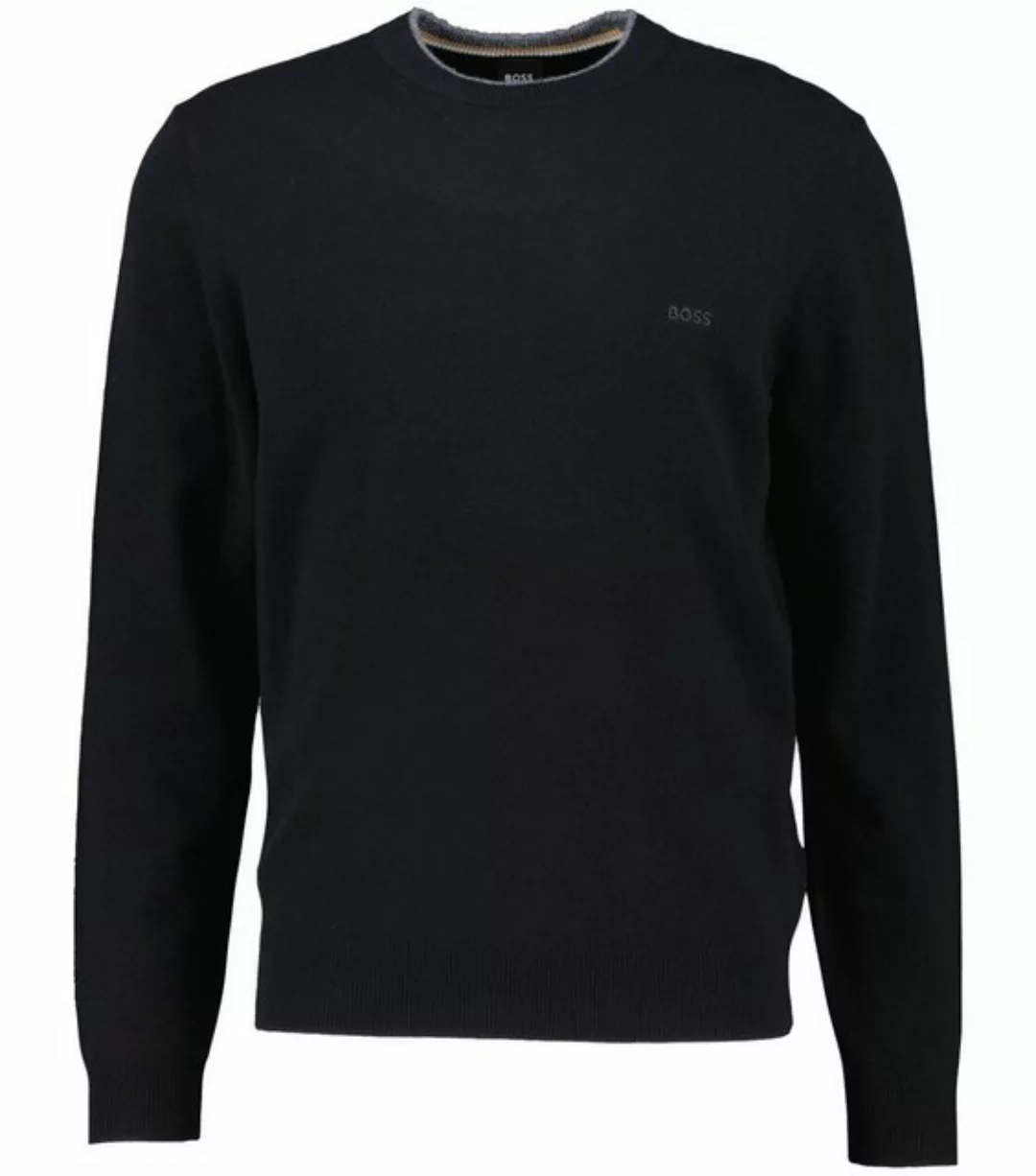 BOSS Strickpullover Herren Strickpullover aus Schurwolle EBACIO (1-tlg) günstig online kaufen