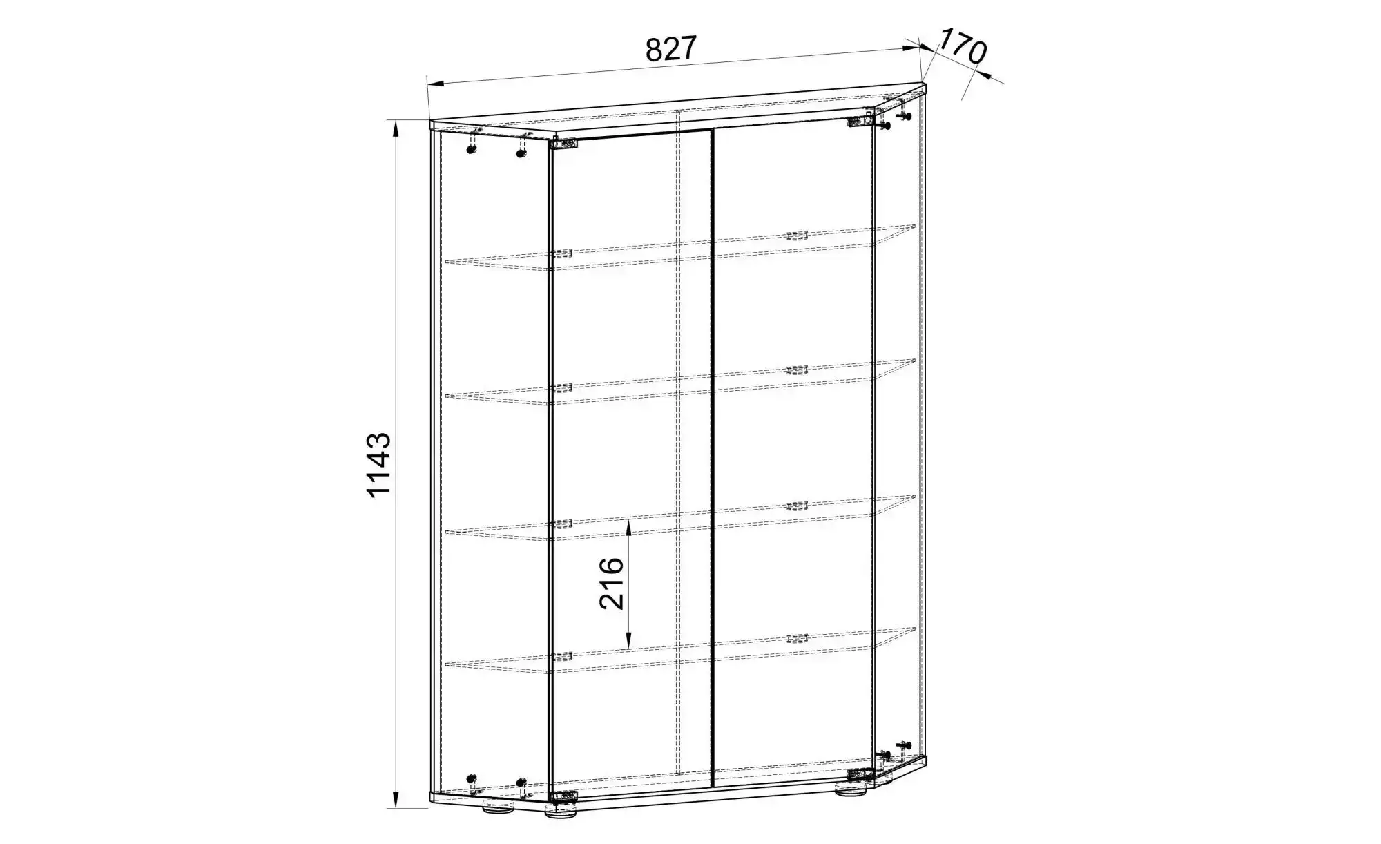 VCM Hängevitrine Wandvitrine Hängevitrine Glasvitrine Benila L (1-St) günstig online kaufen