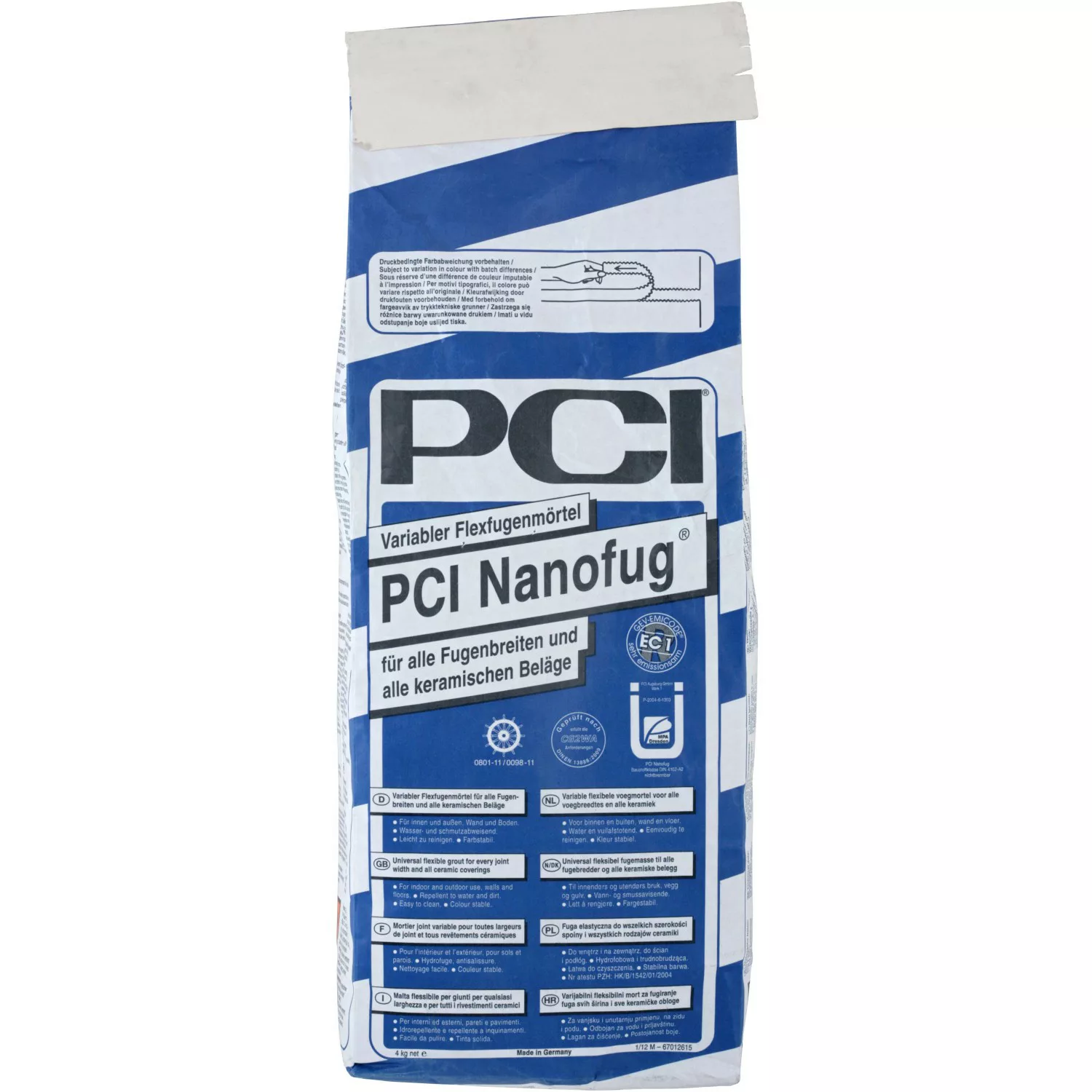 PCI Nanofug Flexfugenmörtel Basalt 4 kg günstig online kaufen