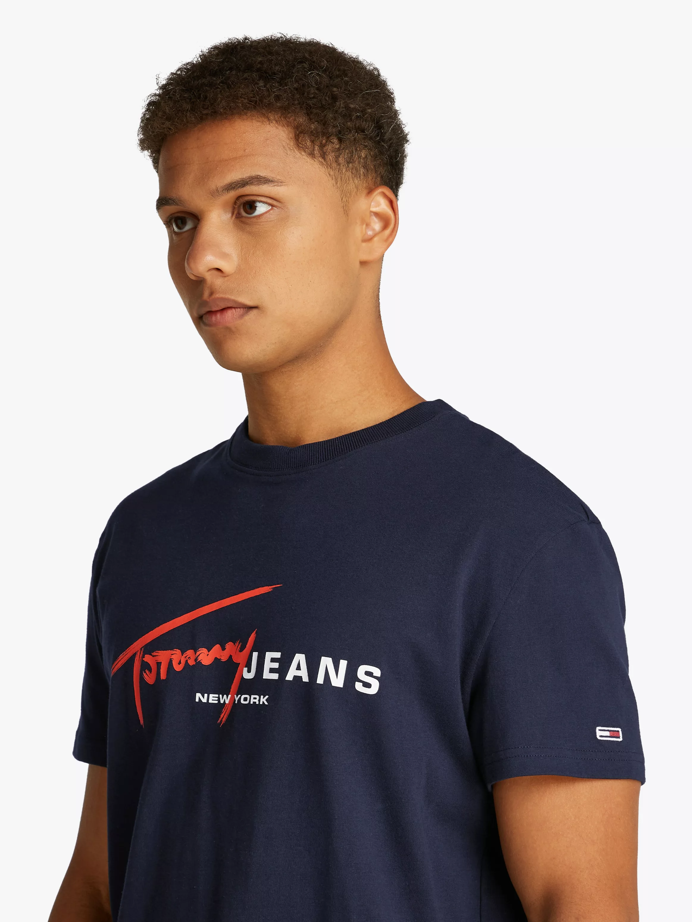 Tommy Jeans Kurzarmshirt "TJM REG SIGNTR DNA TEE EXT", Mit Rundhalsausschni günstig online kaufen