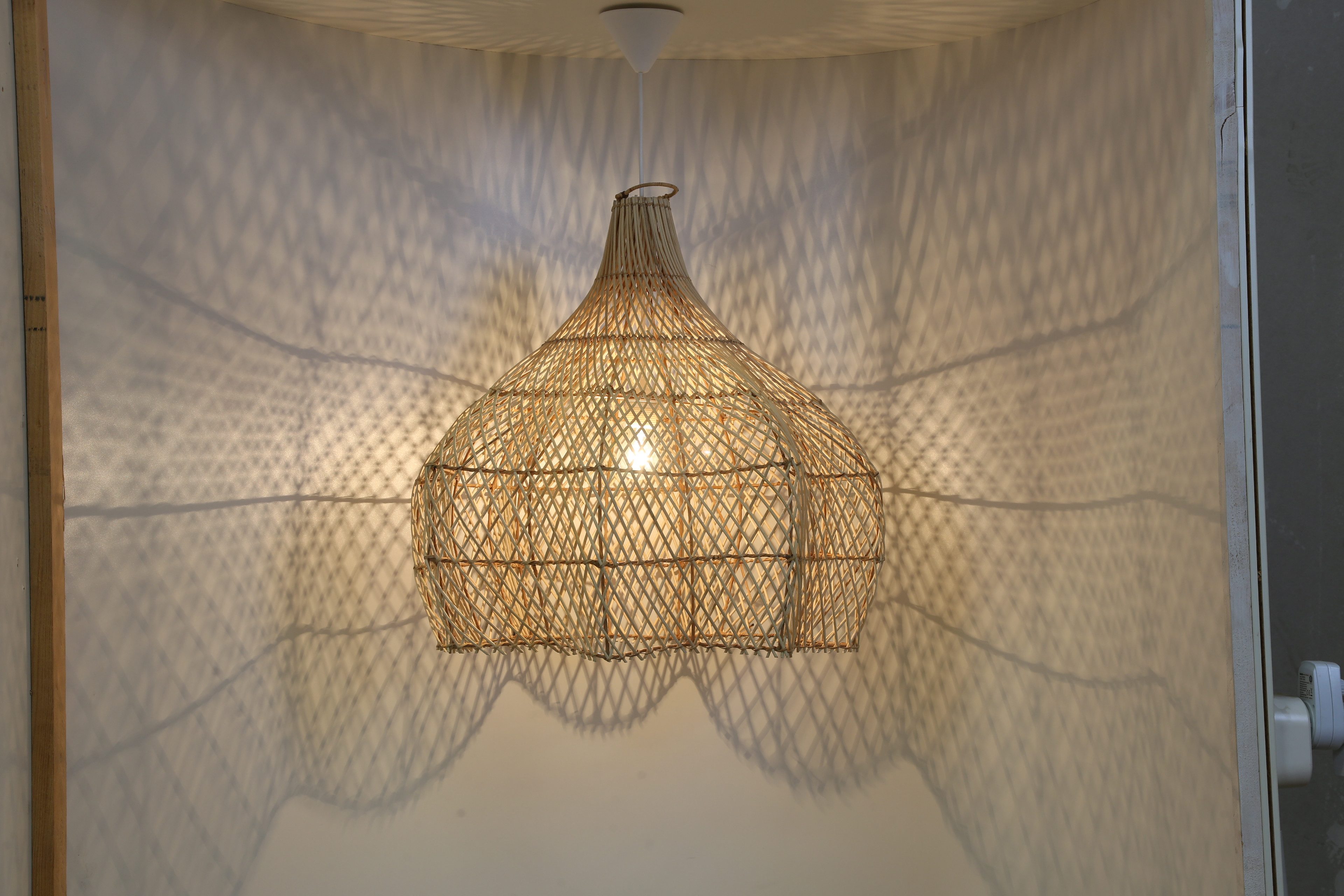 Casa Moro Pendelleuchte Rattan Lampe Manohara günstig online kaufen
