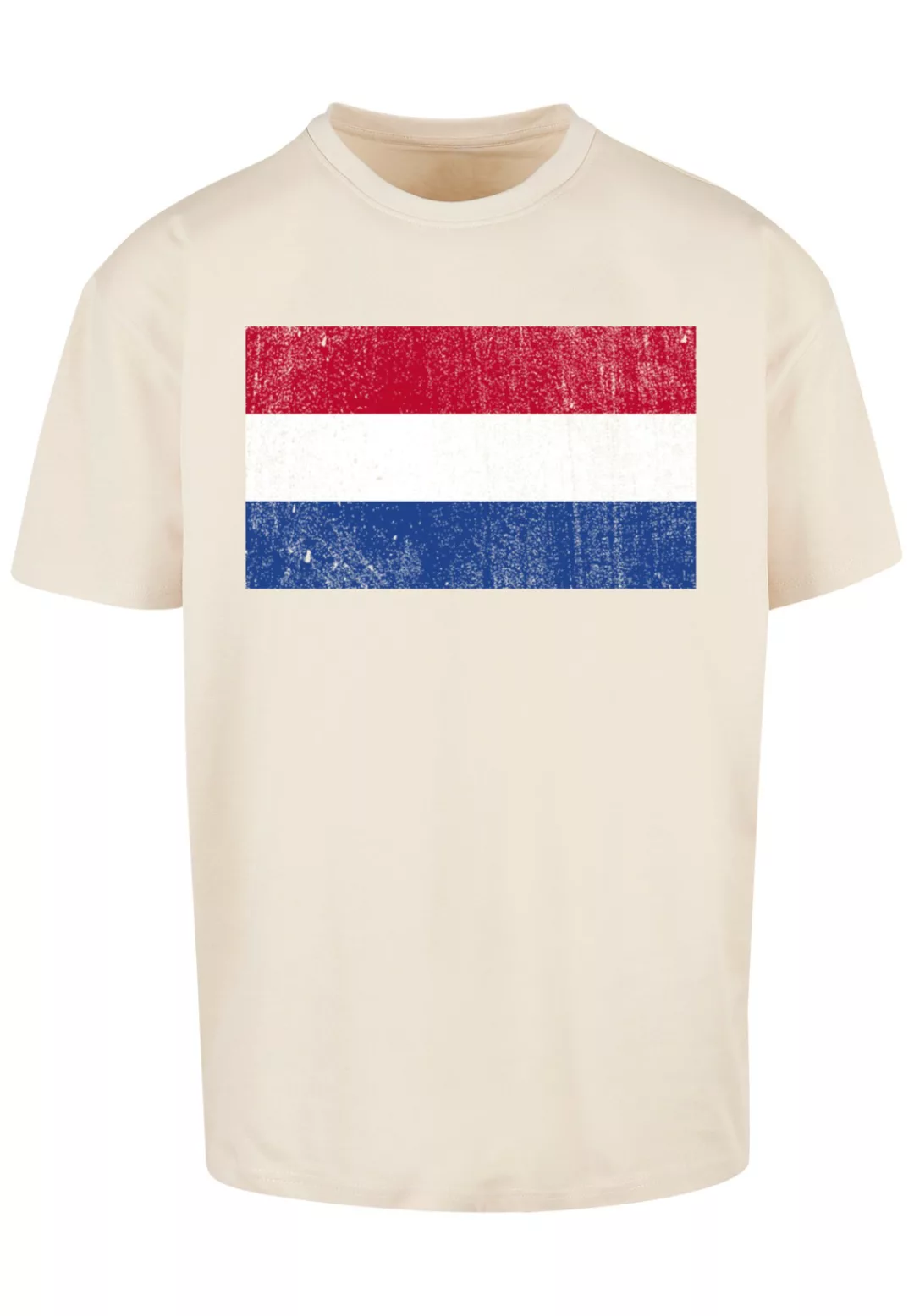 F4NT4STIC T-Shirt "Netherlands NIederlande Holland Flagge distressed", Prin günstig online kaufen