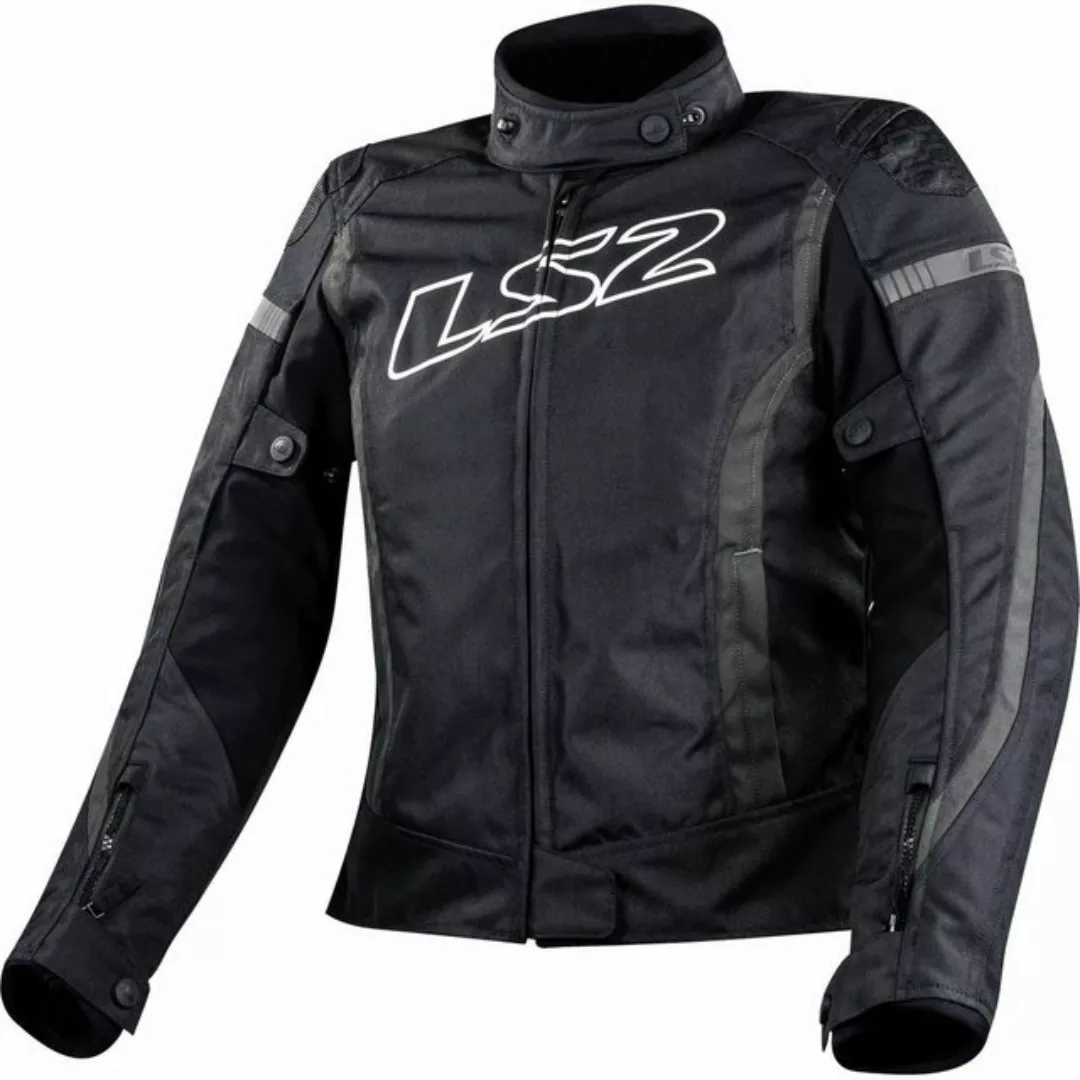 LS2 Motorradjacke LS2 Gate Damen Jacke schwarz / grau XL günstig online kaufen