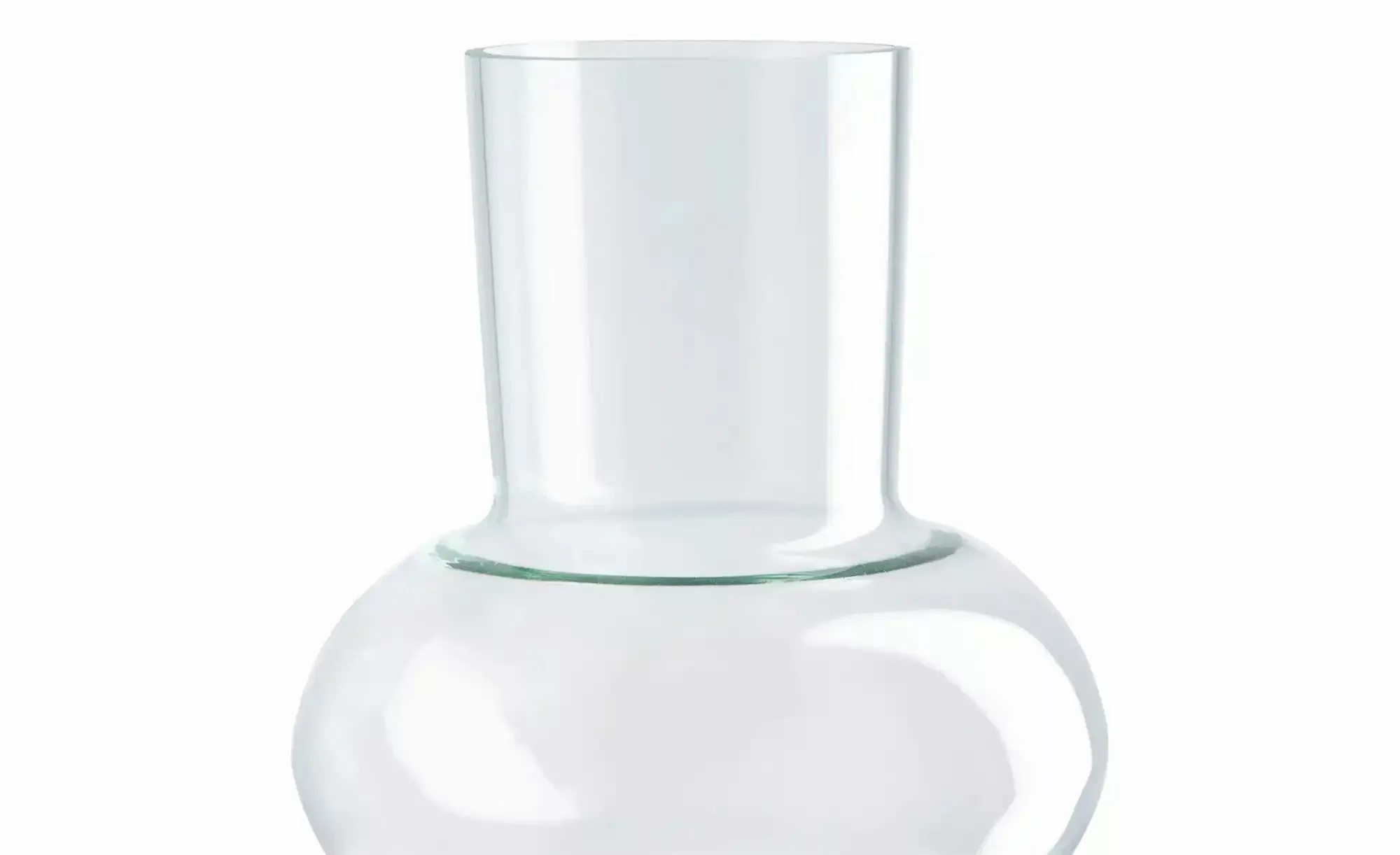 Vase   ¦ transparent/klar ¦ Glas ¦ Maße (cm): H: 30  Ø: 19 Accessoires > Va günstig online kaufen