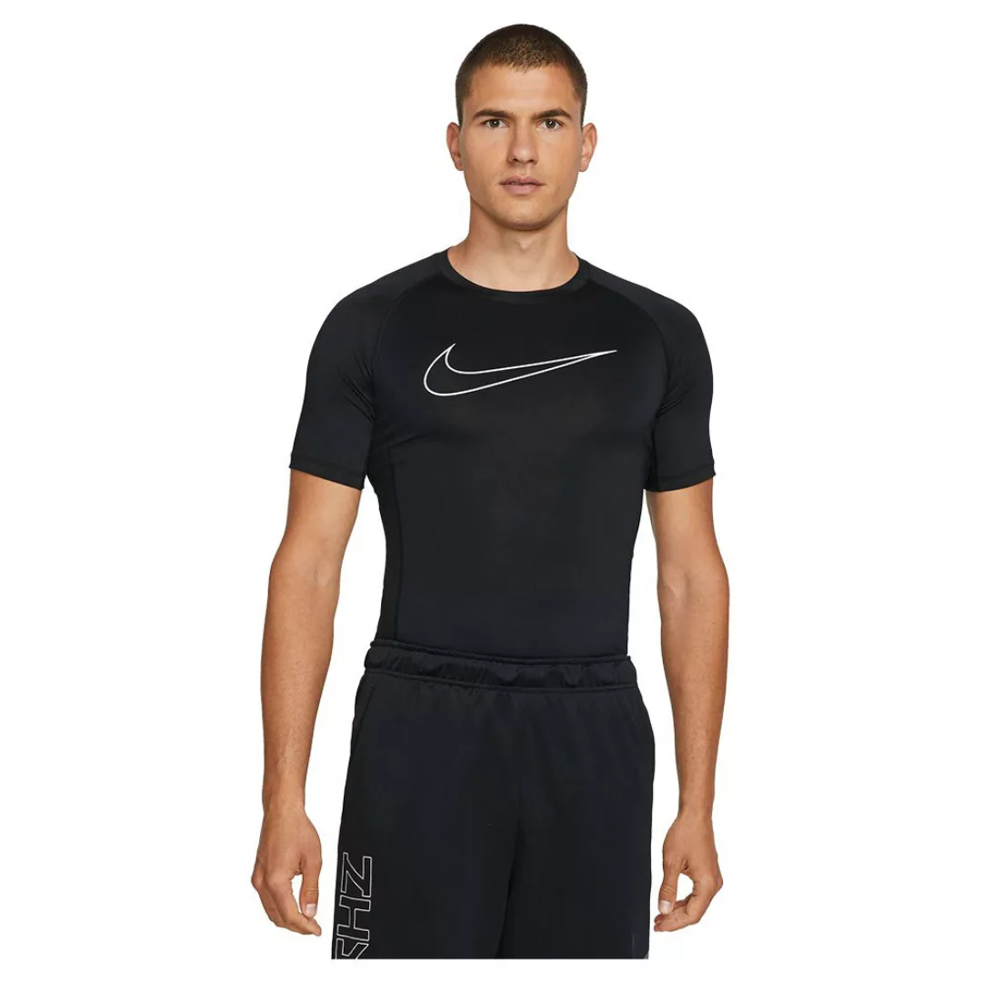 Nike Pro Dri Fit Kurzarm T-shirt 3XL Black / White günstig online kaufen