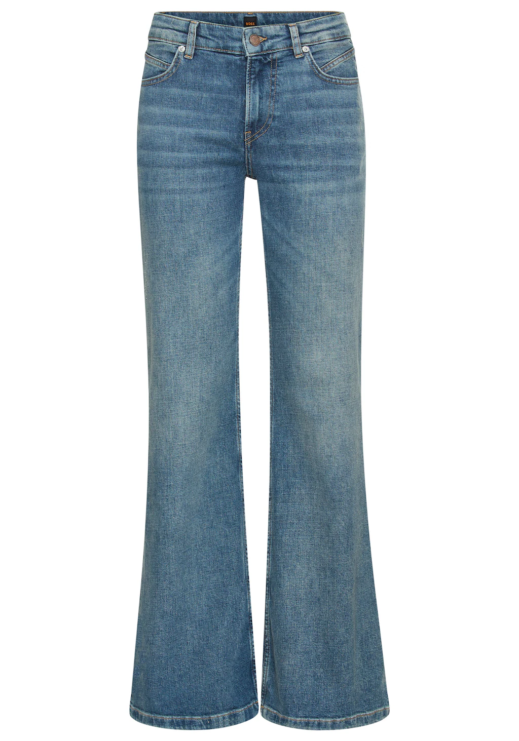BOSS ORANGE Bootcut-Jeans "SOFT BOOTCUT LR Premium Damenmode", Low Rise günstig online kaufen