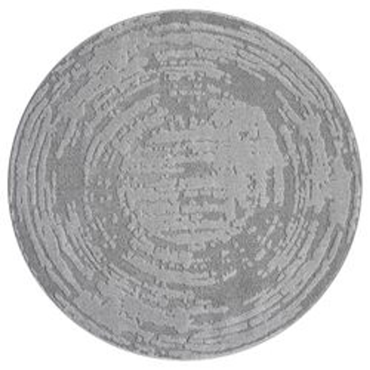 payé Teppich Esso 71 Hochflor Rund 160x160 cm Grau günstig online kaufen
