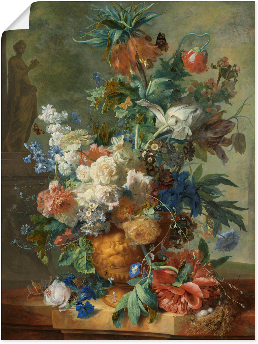 Artland Wandbild "Blumenstillleben. 1723", Arrangements, (1 St.), als Poste günstig online kaufen