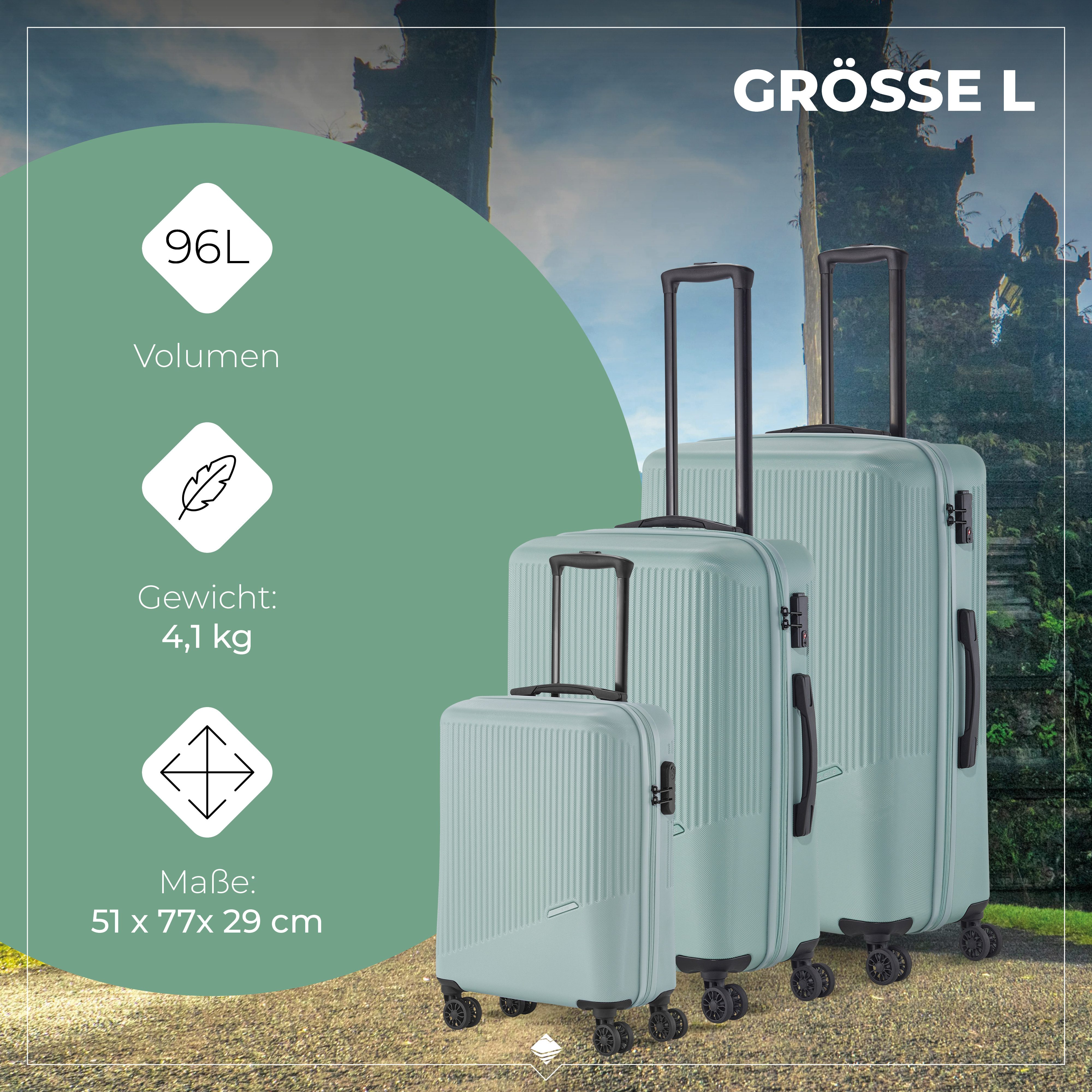 travelite Trolley Bali 3er Set ABS günstig online kaufen
