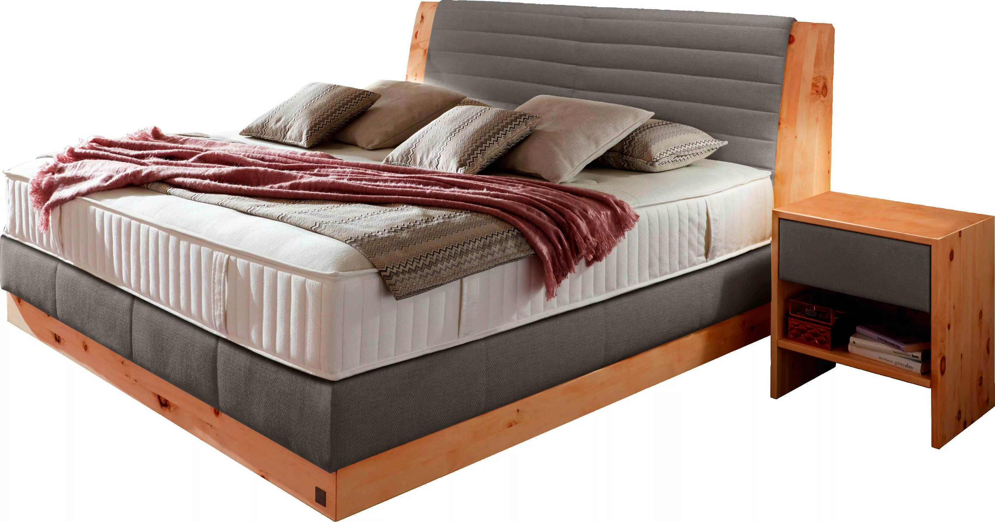 ADA premium Boxspringbett "Chalet", Grand Comfort TF 1000 PM, Zirbenholz na günstig online kaufen