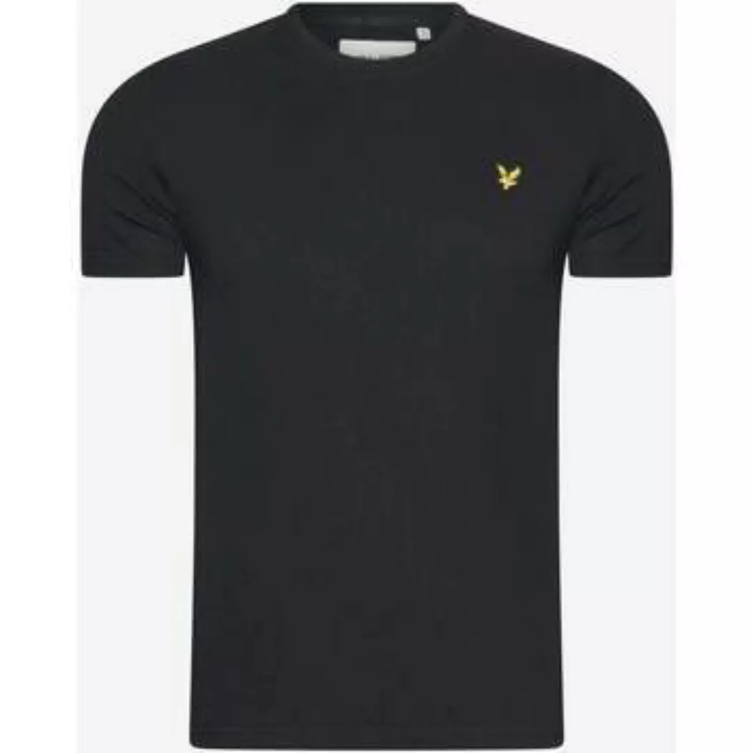 Lyle & Scott  T-Shirts & Poloshirts Schlichtes T-Shirt - Tiefschwarz günstig online kaufen